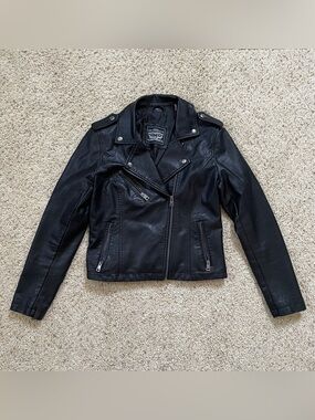 Faux Leather Jacket